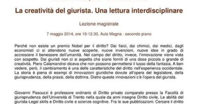 La Creatività Del Giurista, Una Lettura Interdiciplinare