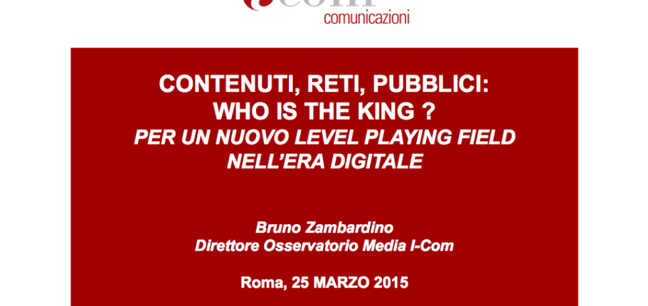 Presentazione I-com 25 Marzo 2015