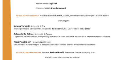 Open Access Firenze 21 Ottobre 2015