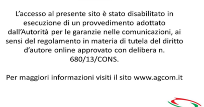 Avviso Agcom