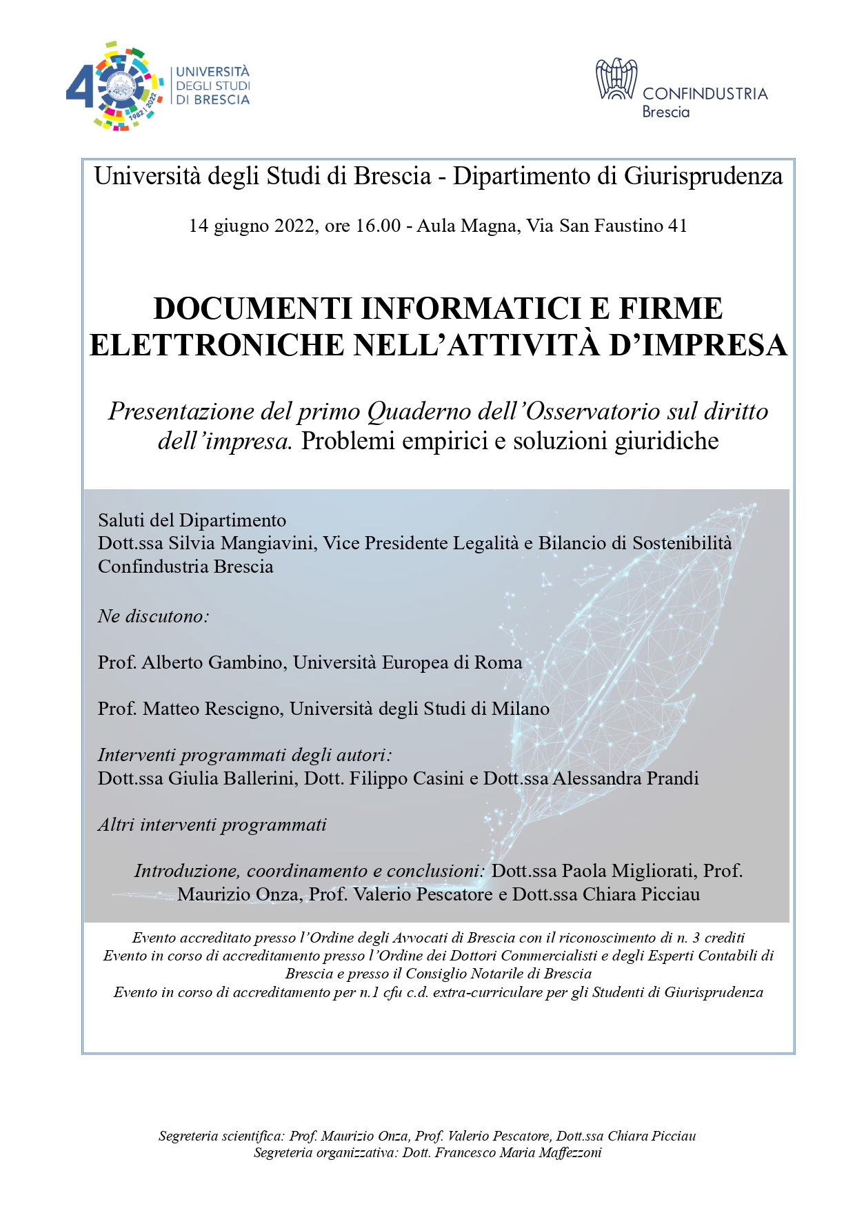 Documenti informatici e firme elettroniche nell’attività di impresa