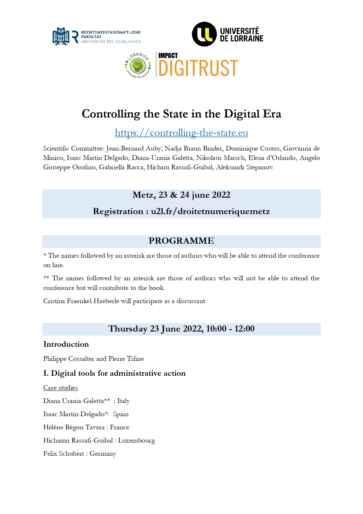 Controlling the State in the Digital Era