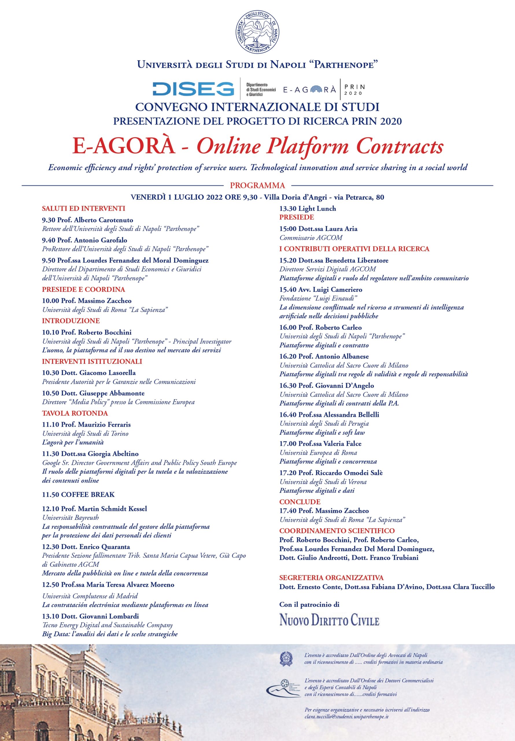 E-AGORÀ – Online Platform Contracts