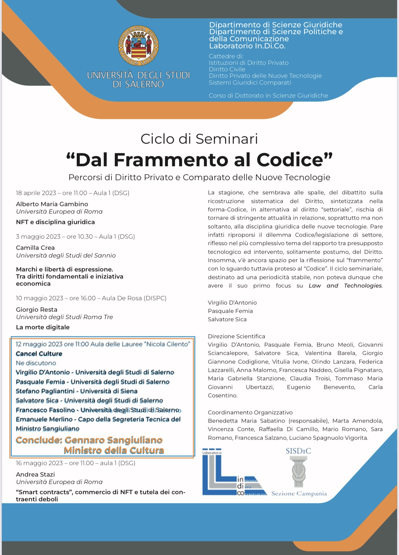 Dal frammento al codice