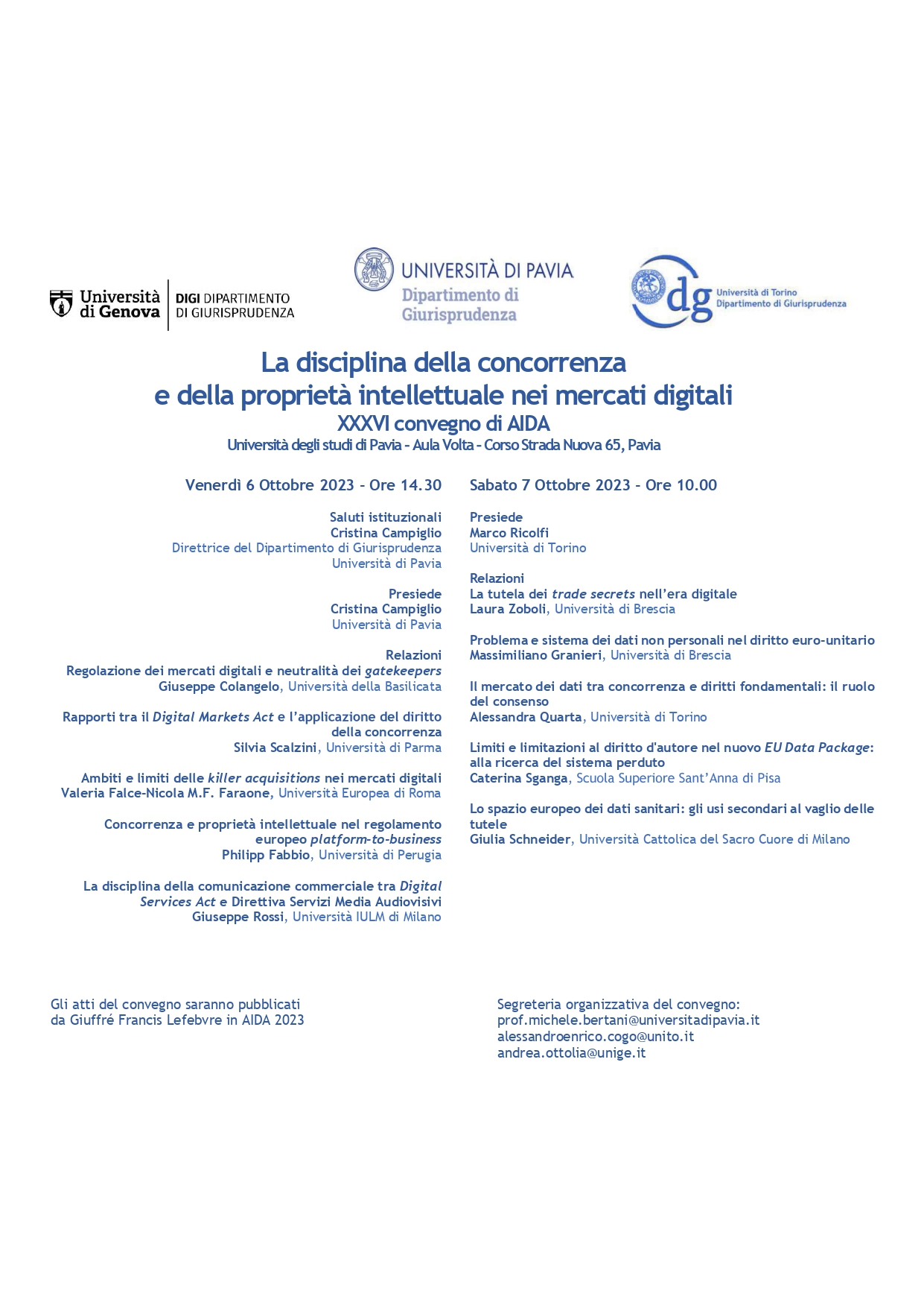 La disciplina della concorrenza e della proprietà intellettuale nei mercati digitali