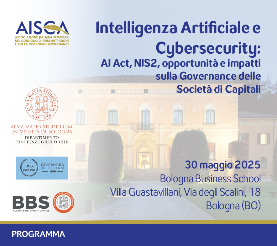 Intelligenza Artificiale e Cybersecurity: AI Act, NIS2, opportunità e impatti sulla Governance delle Società di Capitali